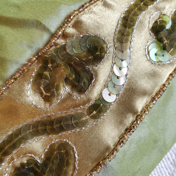 Akua Silk Beaded Sequined Purse - Picture 2 of 8